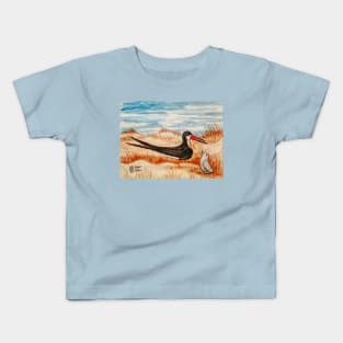 Black Skimmer and Chick Kids T-Shirt